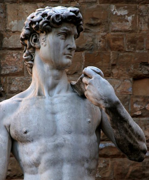 m88体育官方巴黎雷欧艺术馆：米开朗琪罗的巨像雕刻“大卫”(图1)
