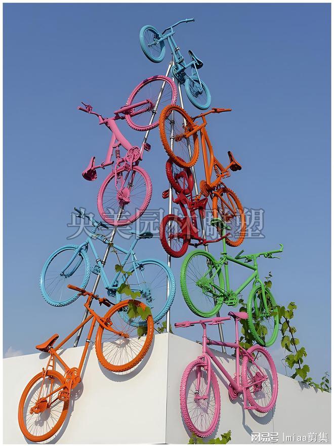 m88体育官方不锈钢自行车雕塑可以用在什么地方使用？(图1)
