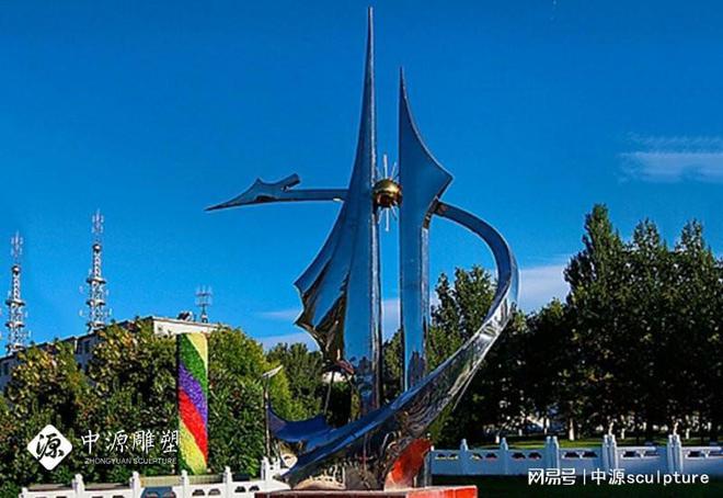 m88体育app下载不锈钢帆船雕塑：点亮城市文化风貌的独特魅力(图2)